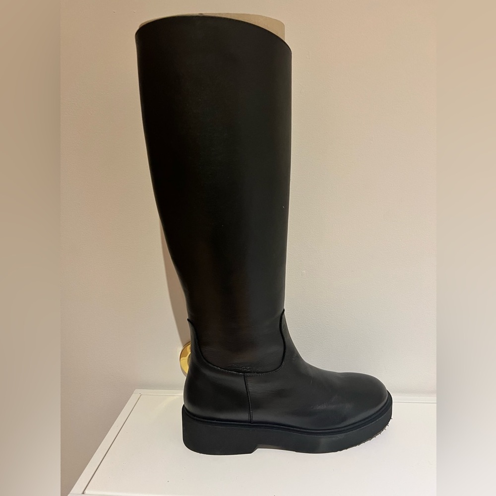 Aquatilia Milana Black Leather Boots - Picture 2 of 4